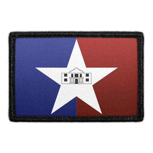 San Antonio City Flag - Color - Removable Patch