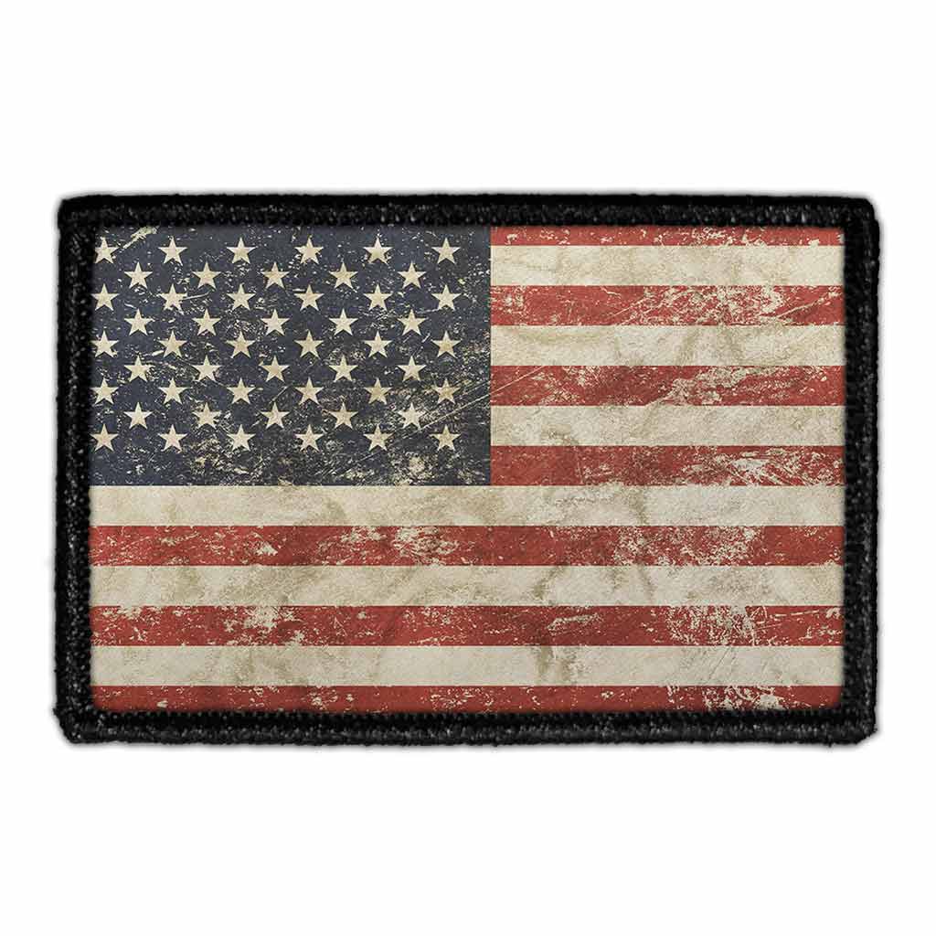 American Flag - Distressed -  Removable Patch