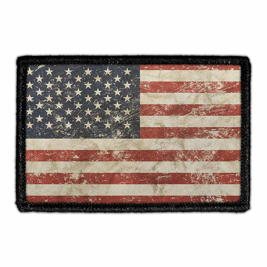 American Flag - Distressed -  Removable Patch