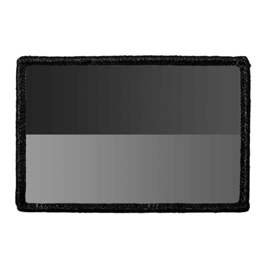 Ukraine Flag - Black and White - Removable Patch