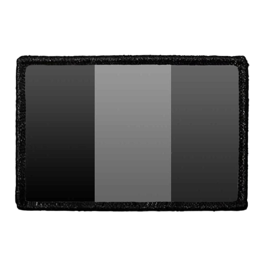 Belgium Flag - Black and White - Removable Patch