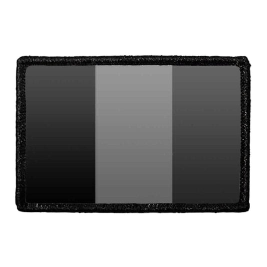 Belgium Flag - Black and White - Removable Patch