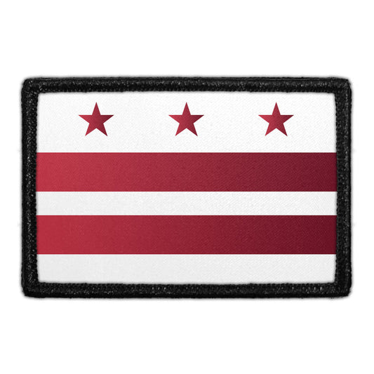 Washington D.C. City Flag - Color - Removable Patch
