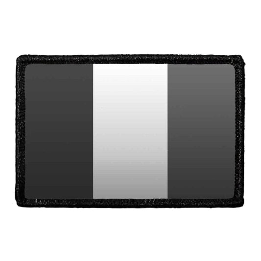 Italy Flag - Black and White - Removable Patch