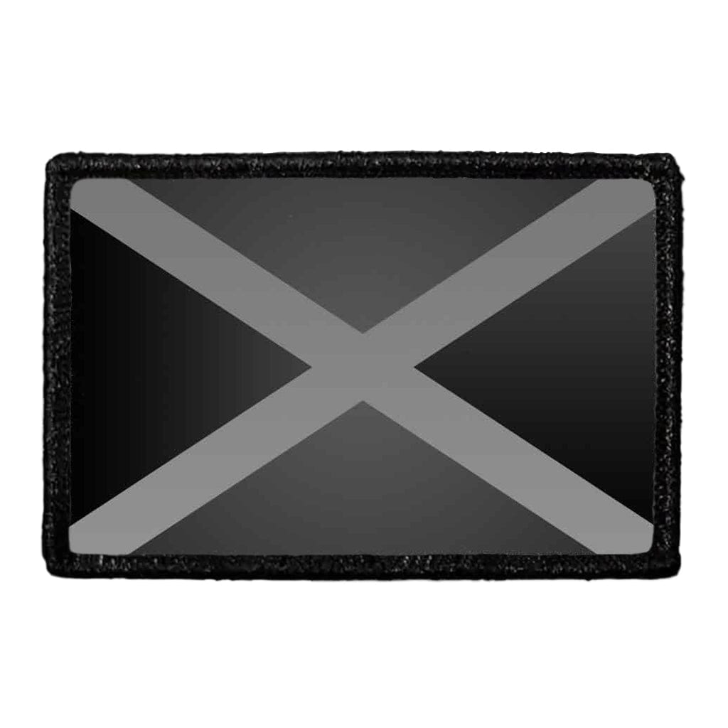 Jamaica Flag - Black and White - Removable Patch