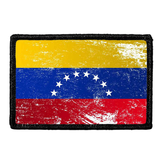 Venezuela Flag - Color - Distressed - Removable Patch