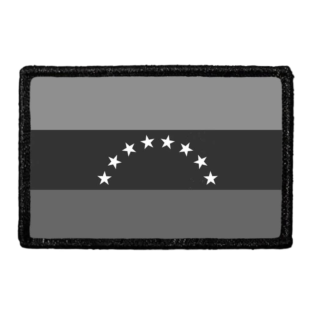 Venezuela Flag - Black and White - Removable Patch
