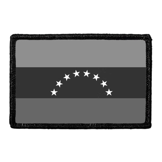 Venezuela Flag - Black and White - Removable Patch