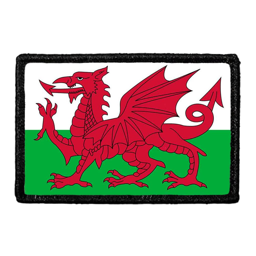 Wales Flag - Color - Removable Patch