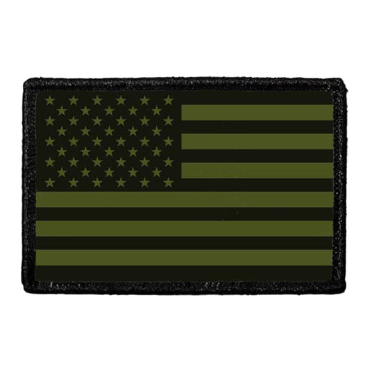 American Flag - Military Green - Patch