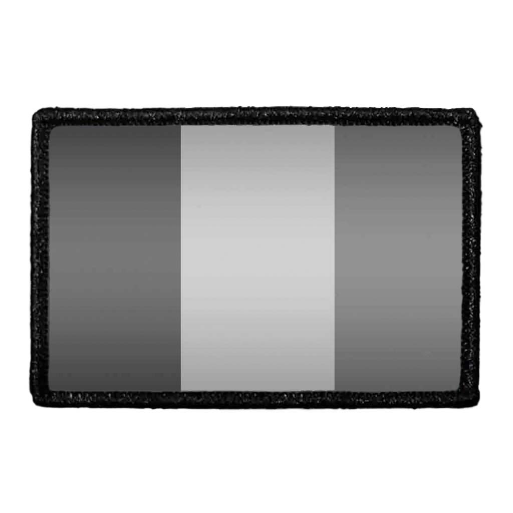 Ireland Flag - Black And White - Removable Patch