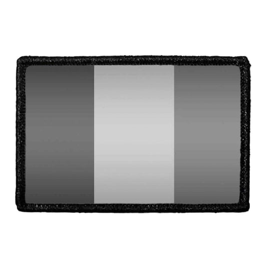 Ireland Flag - Black And White - Removable Patch
