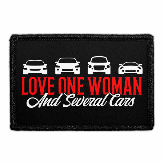 Love One Woman And Several Cars - Removable Patch