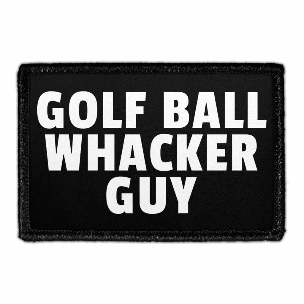 Golf Ball Whacker Guy - Removable Patch