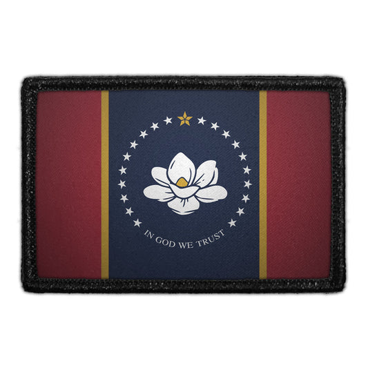 Mississippi State Flag - New - Color - Removable Patch