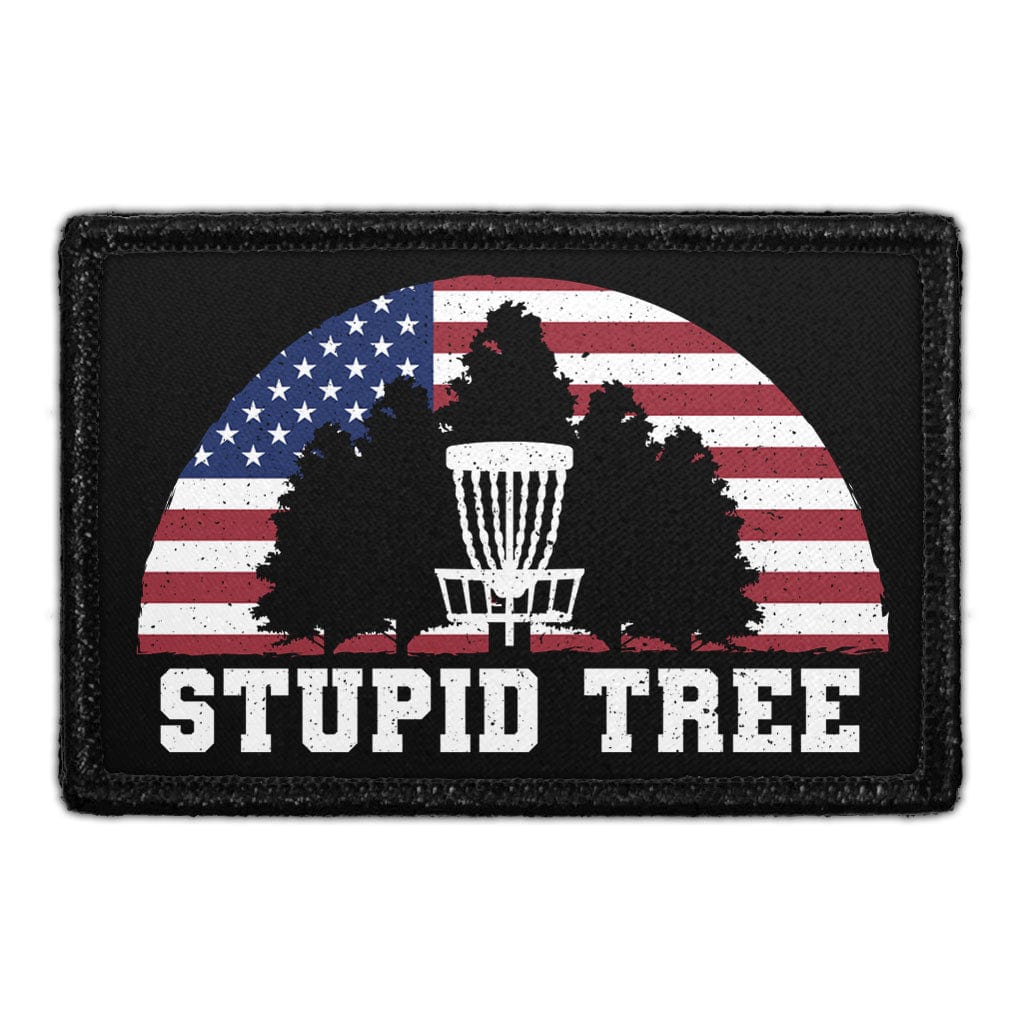 Stupid Tree - USA - Disc Golf - Removable Patch