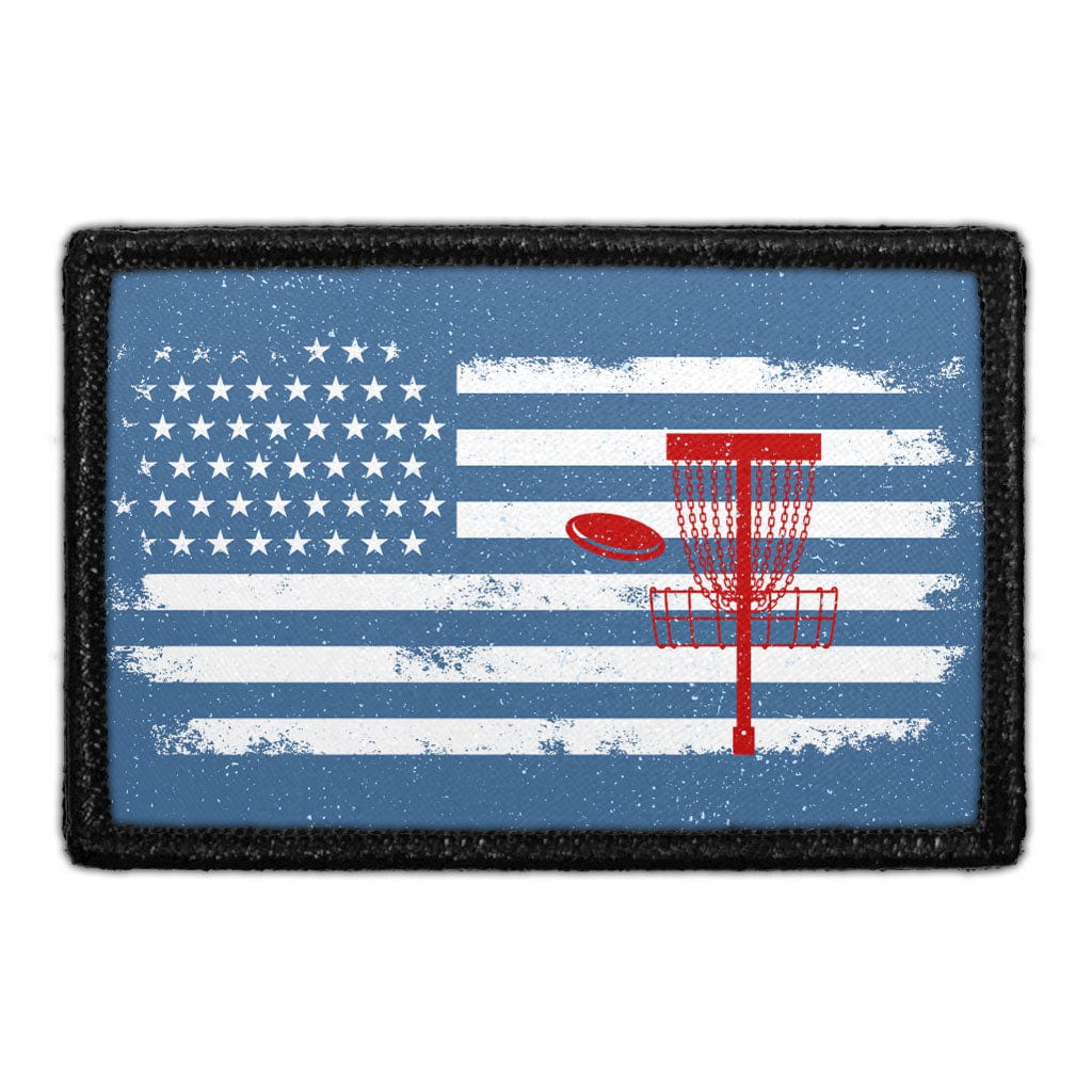 US Flag - Disc Golf - Removable Patch