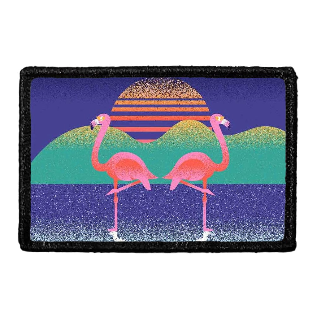 80's Flamingo - Removable Patch