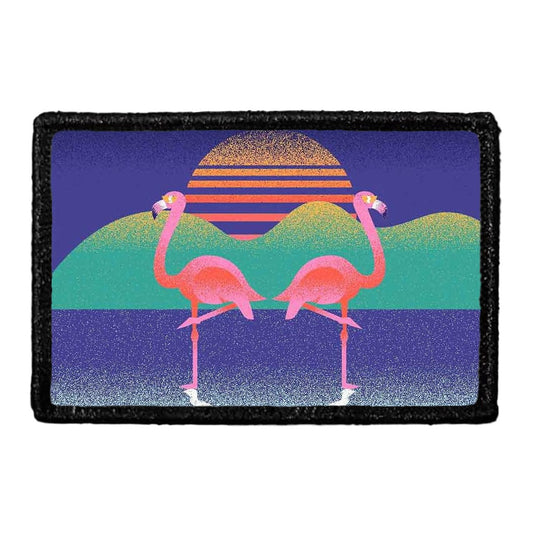 80's Flamingo - Removable Patch