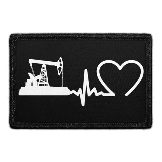 Oil Rig - Heartbeat - Removable Patch