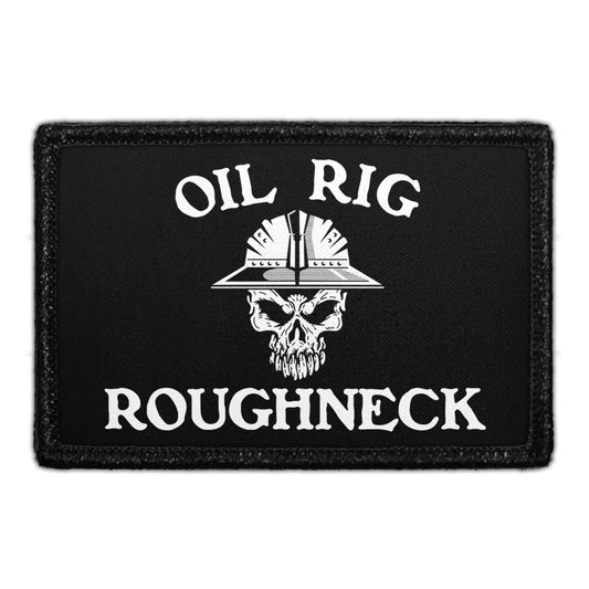 Oil Rig - Roughneck Skull - Removable Patch
