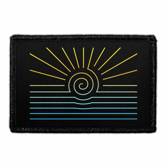Sun And Sea Geometric - Removable Patch