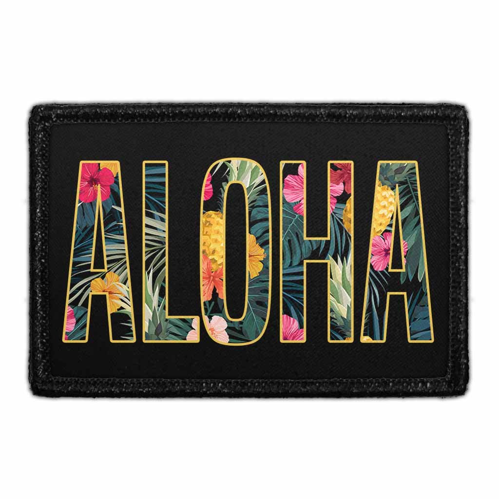 Aloha - Floral - Removable Patch