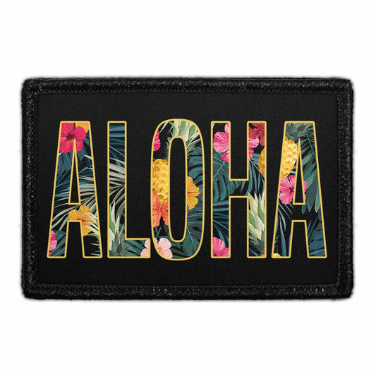 Aloha - Floral - Removable Patch