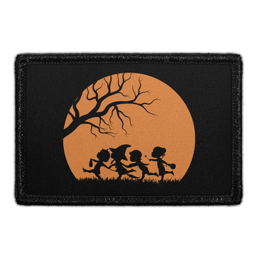 Pumpkin Moon - Silhouette - Removable Patch