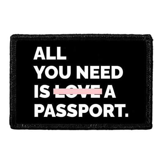 All You Need Is Love A Passport - Removable Patch