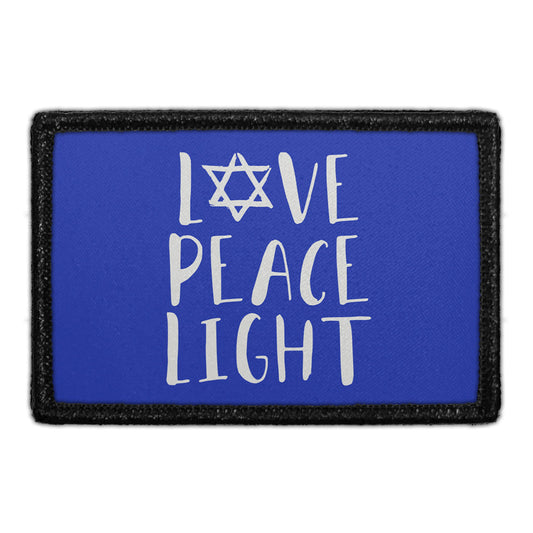 Love Peace Light - Removable Patch