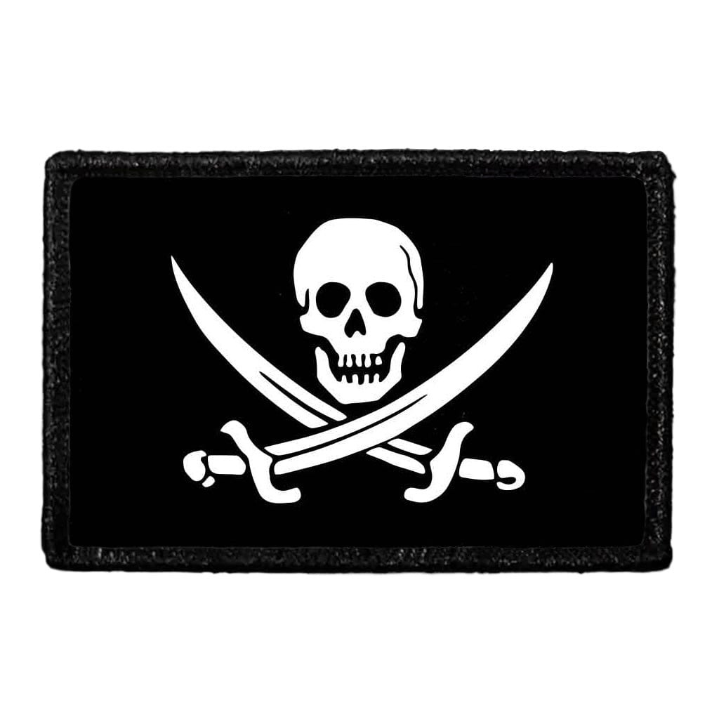 Pirate Calico "Jack" Rackham Flag - Removable Patch