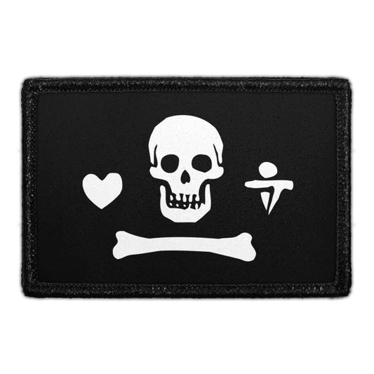 Pirate Stede Bonnet Flag - Removable Patch