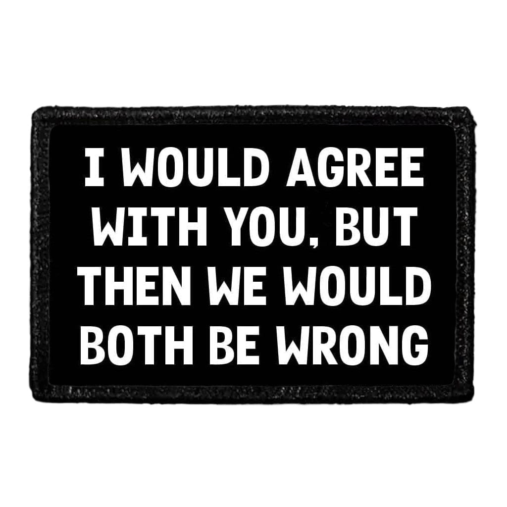 I Would Agree With You, But Then We Would Both Be Wrong - Removable Patch