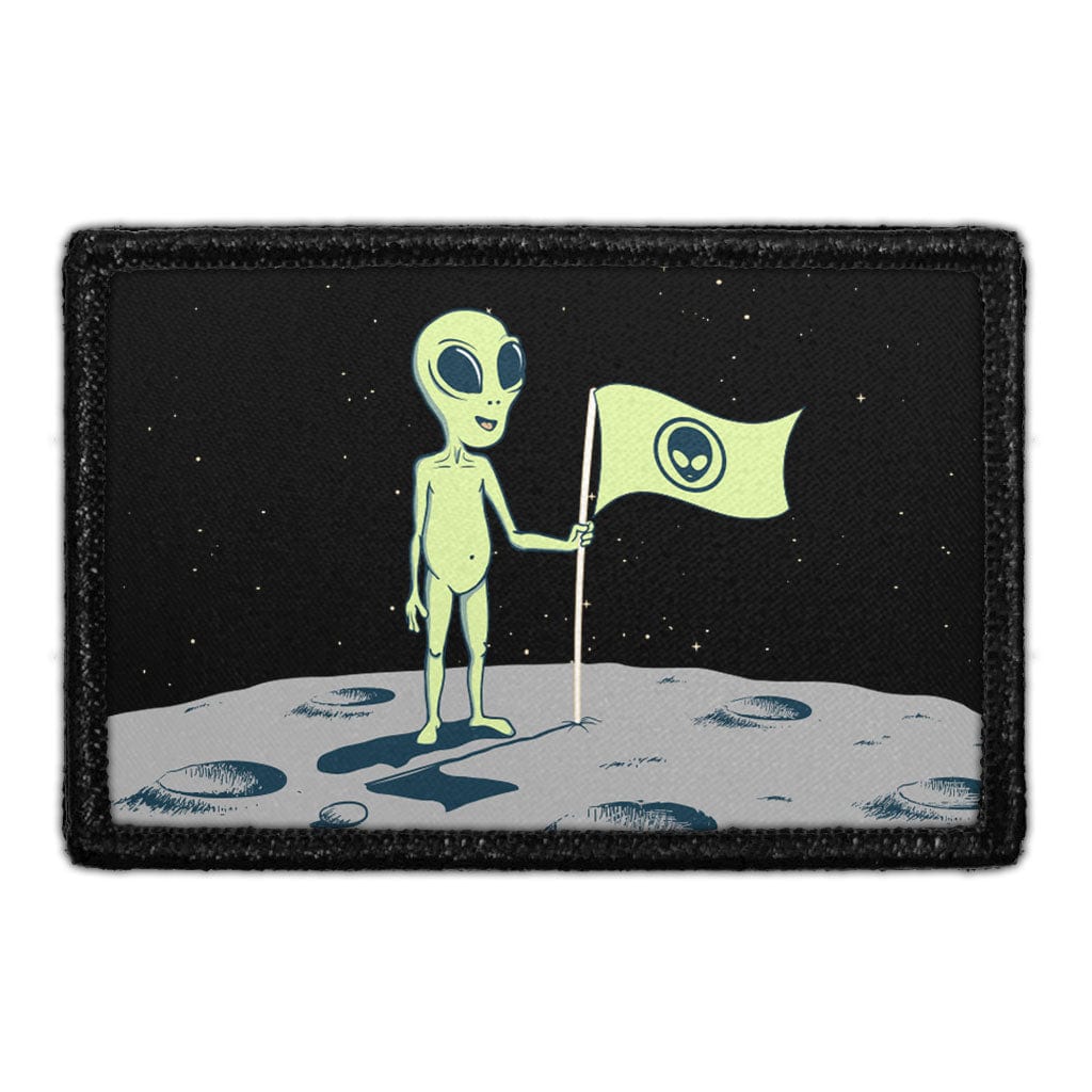 Alien On Moon - Removable Patch