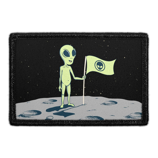 Alien On Moon - Removable Patch