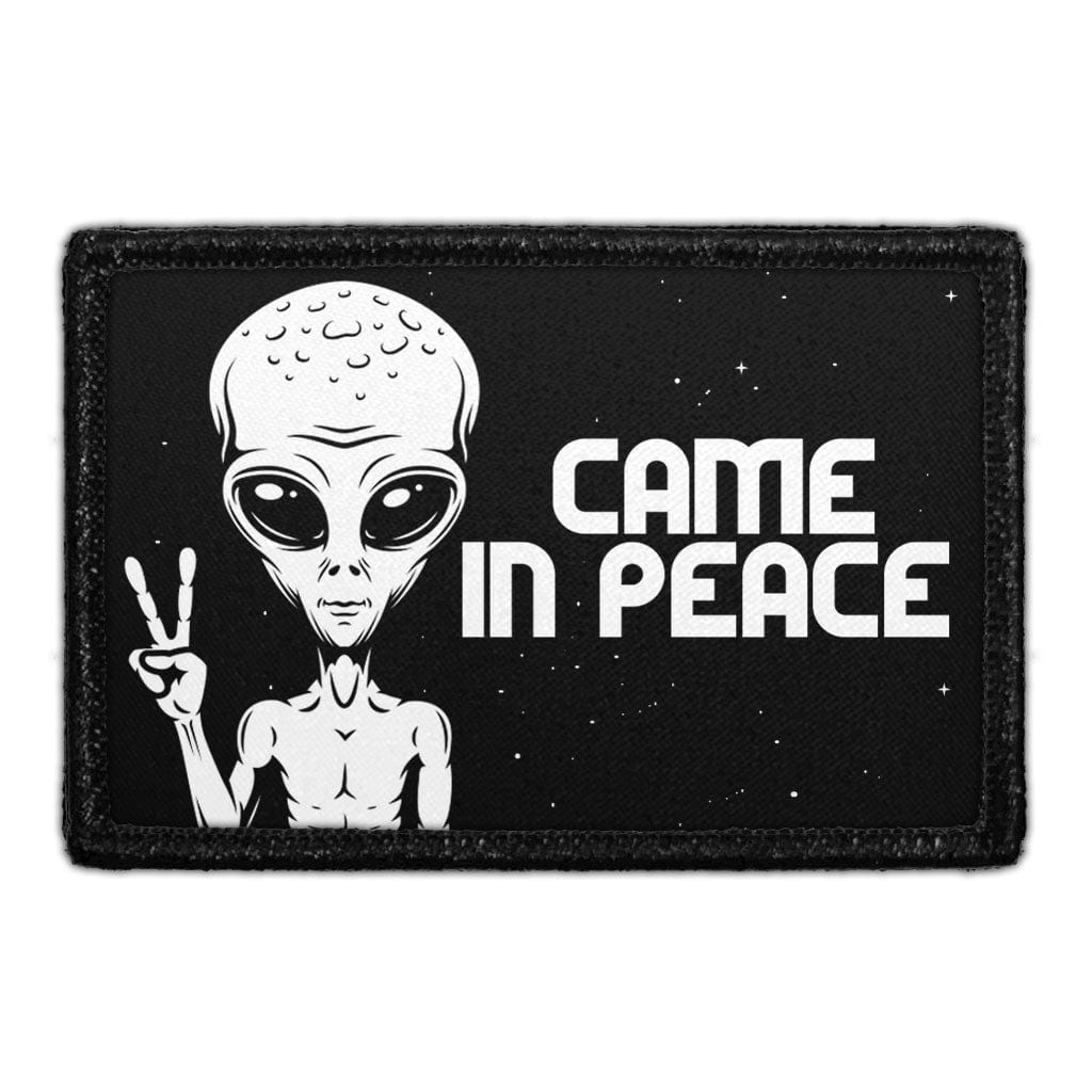 Alien - Came In Peace - Removable Patch