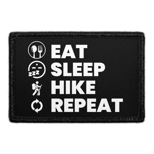 Eat Sleep Hike Repeat - Removable Patch