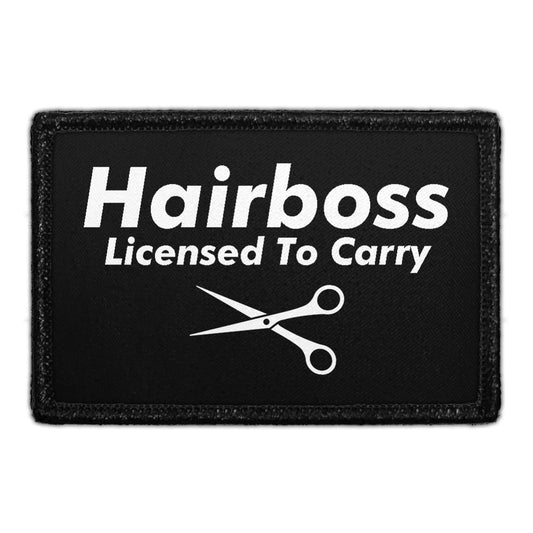 Hairboss Licensed To Carry - Removable Patch