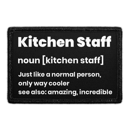 Kitchen Staff Description - Removable Patch