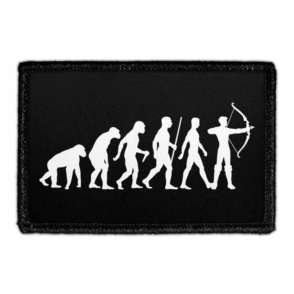 Evolution Of Man - Archery - Removable Patch