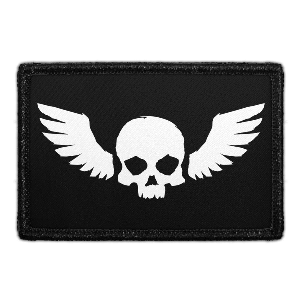 Winged Skull - Removable Patch