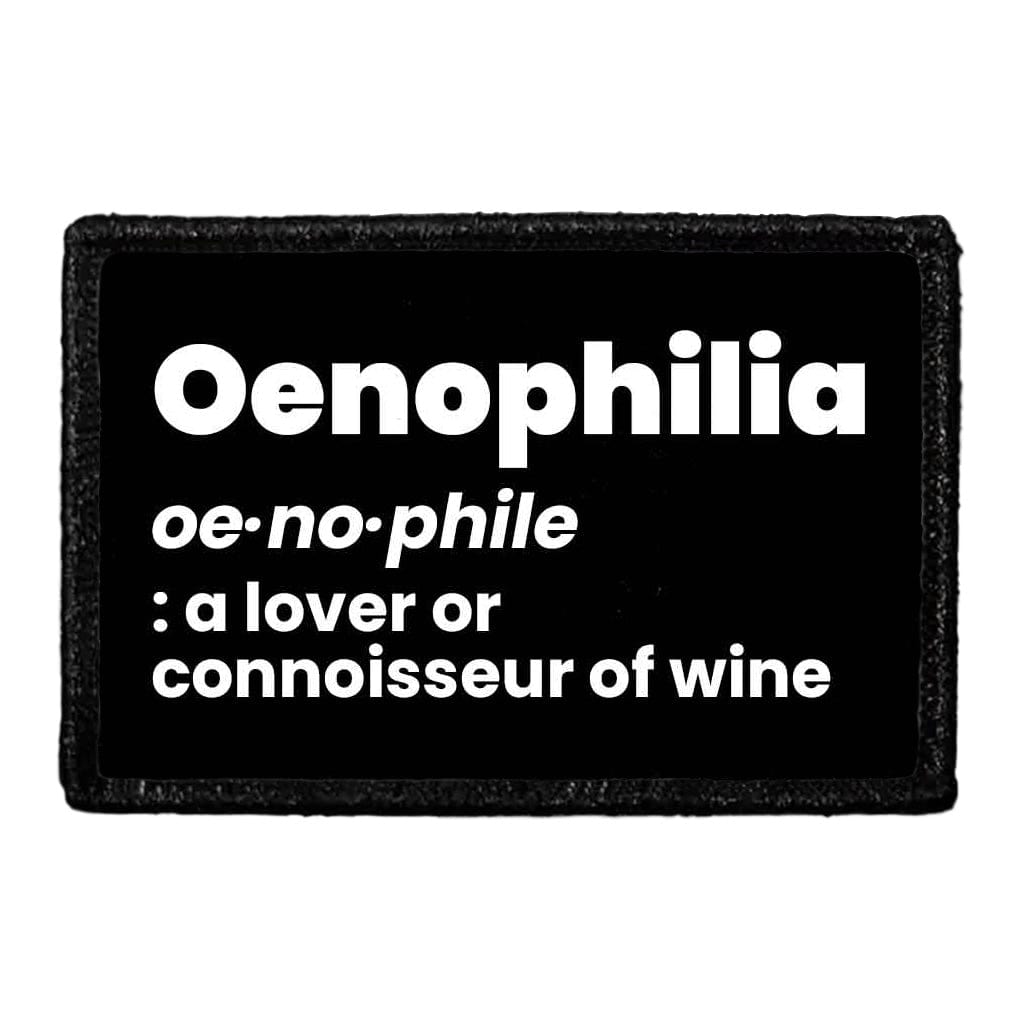 Oenophilia - Dictionary Description - Removable Patch
