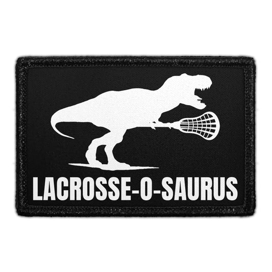 Lacrosse-o-saurus - Removable Patch