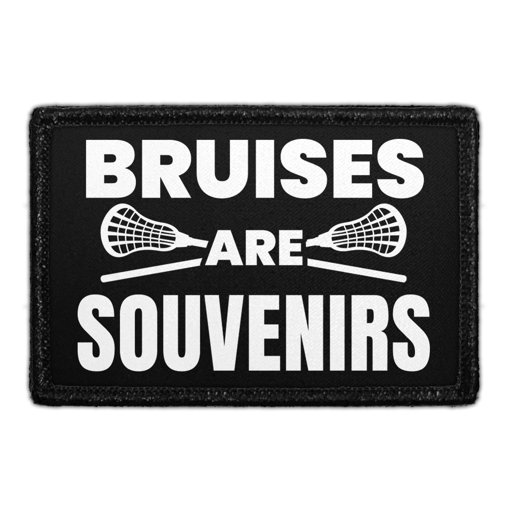 Lacrosse - Bruises Are Souvenirs - Removable Patch