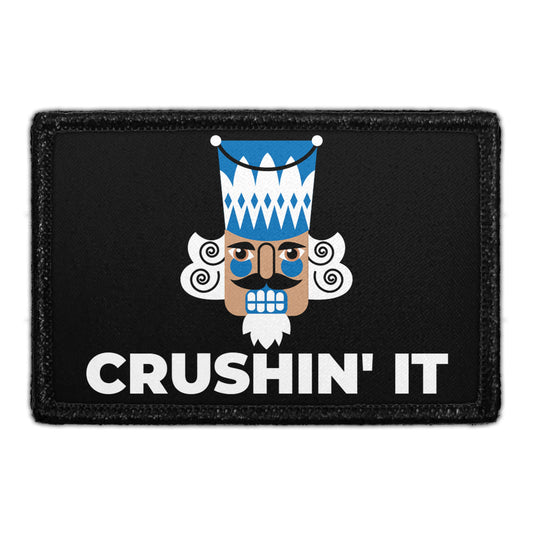 CRUSHIN' IT - Nutcracker - Removable Patch