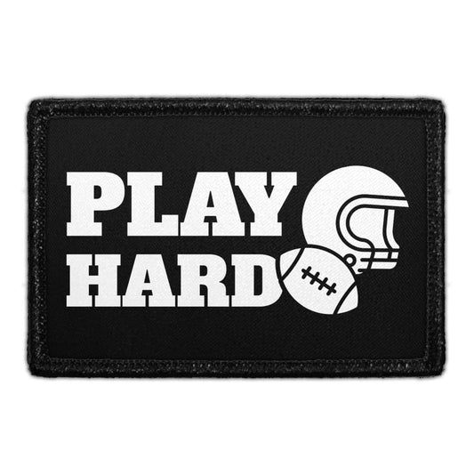 Play Hard - Football - Removable Patch