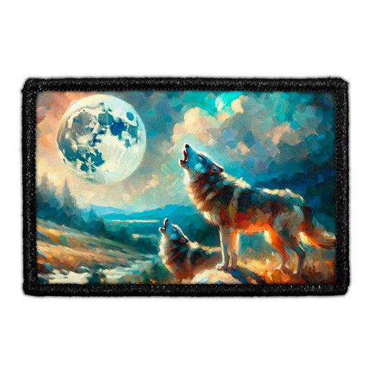 In The Valley Wolves Howling At The Moon - Removable Patch