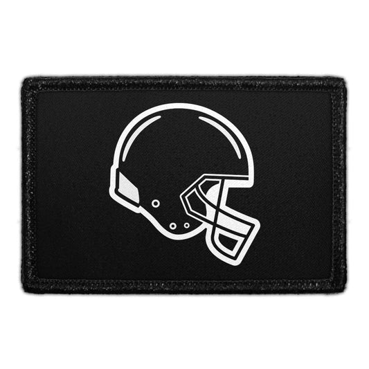 Football Helmet - Removable Patch