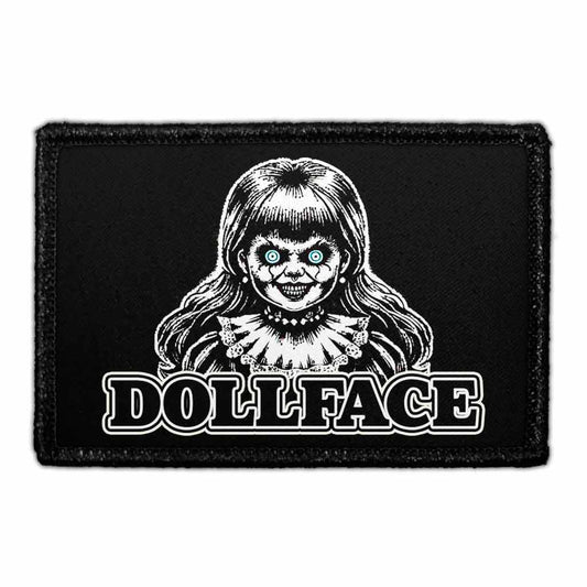 Dollface - Creepy Doll- Removable Patch